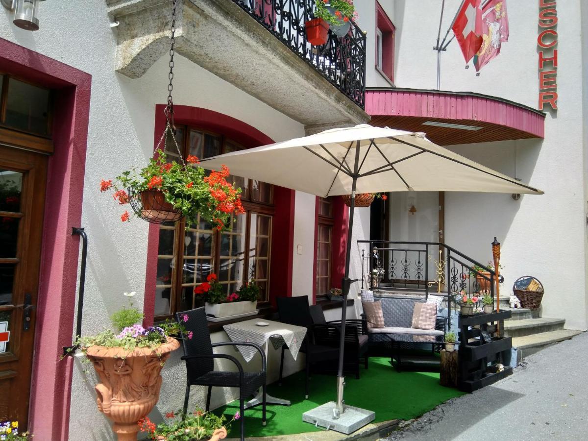 Hotel Restaurant Escher Leukerbad Exterior photo