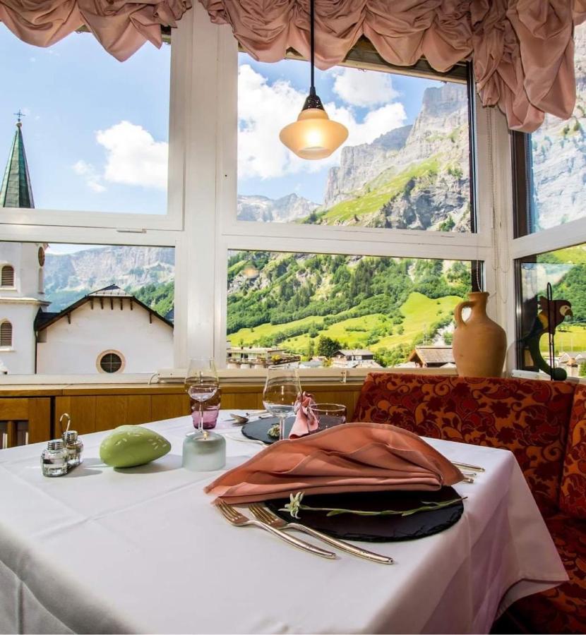 Hotel Restaurant Escher Leukerbad Exterior photo